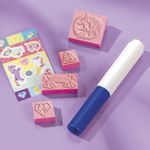 Jucarii, Copii si Bebe - Jucarii si jocuri - Jucarii & jocuri educative - Seturi de artizanat - Mini set creativ Stampile cu unicorni - Infinity.ro