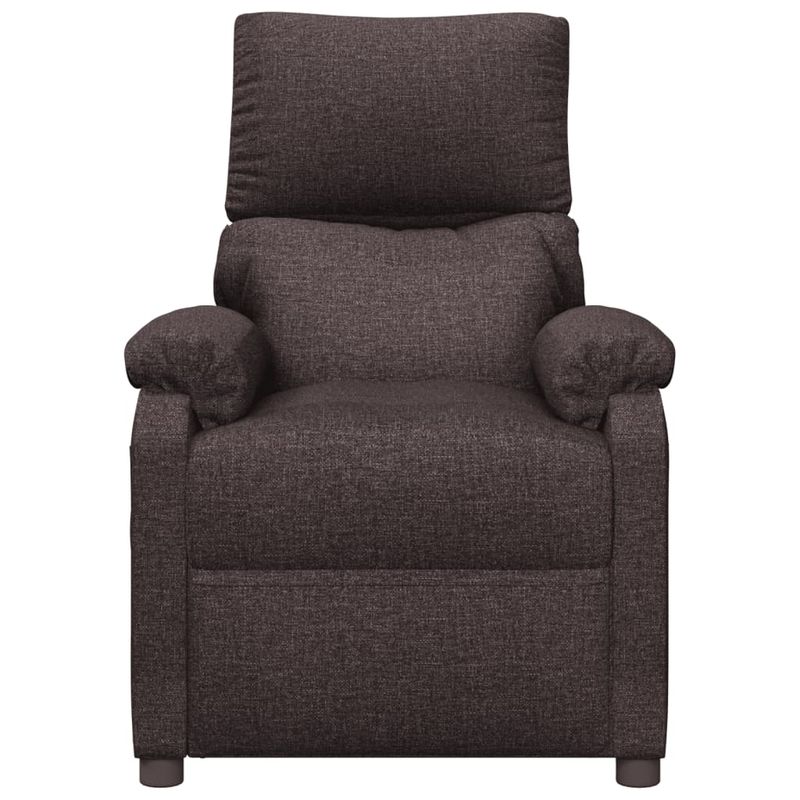Casa si Gradina - Mobilier - Scaune si fotolii - Fotolii - Fotoliu rabatabil electric, maro inchis, material textil - Infinity.ro