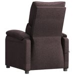 Casa si Gradina - Mobilier - Scaune si fotolii - Fotolii - Fotoliu rabatabil electric, maro inchis, material textil - Infinity.ro