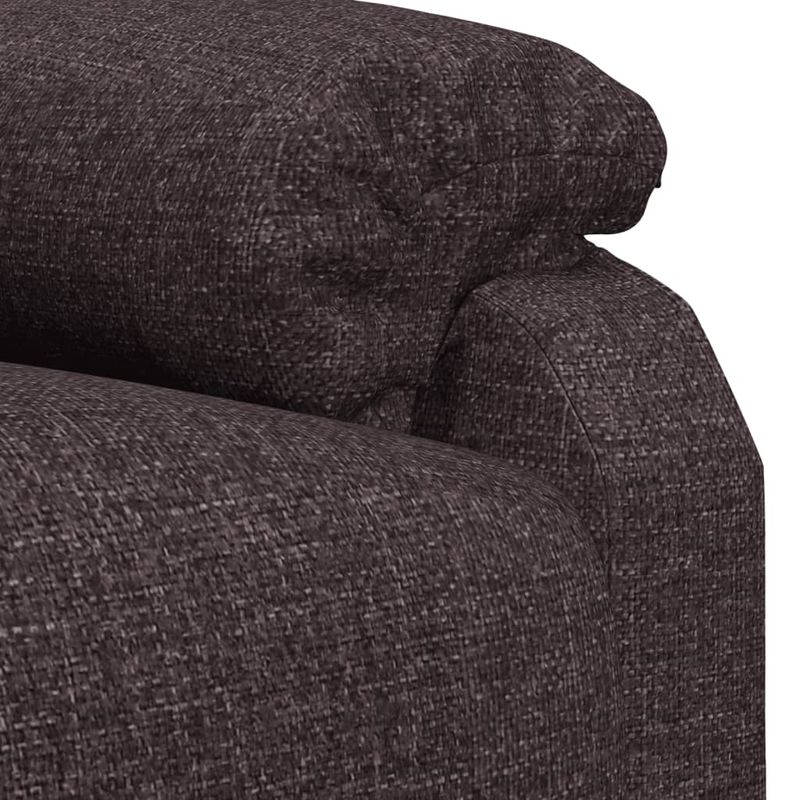 Casa si Gradina - Mobilier - Scaune si fotolii - Fotolii - Fotoliu rabatabil electric, maro inchis, material textil - Infinity.ro