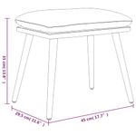 Casa si Gradina - Mobilier - Scaune si fotolii - Fotolii - Fotoliu de relaxare cu taburet, galben mustar, catifea - Infinity.ro