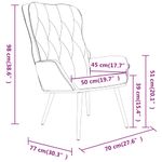 Casa si Gradina - Mobilier - Scaune si fotolii - Fotolii - Fotoliu de relaxare cu taburet, galben mustar, catifea - Infinity.ro