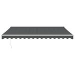Casa si Gradina - Gradina si terasa - Umbrele si pavilioane - Umbrele - Copertina retractabila automata, antracit, 4x3 m - Infinity.ro