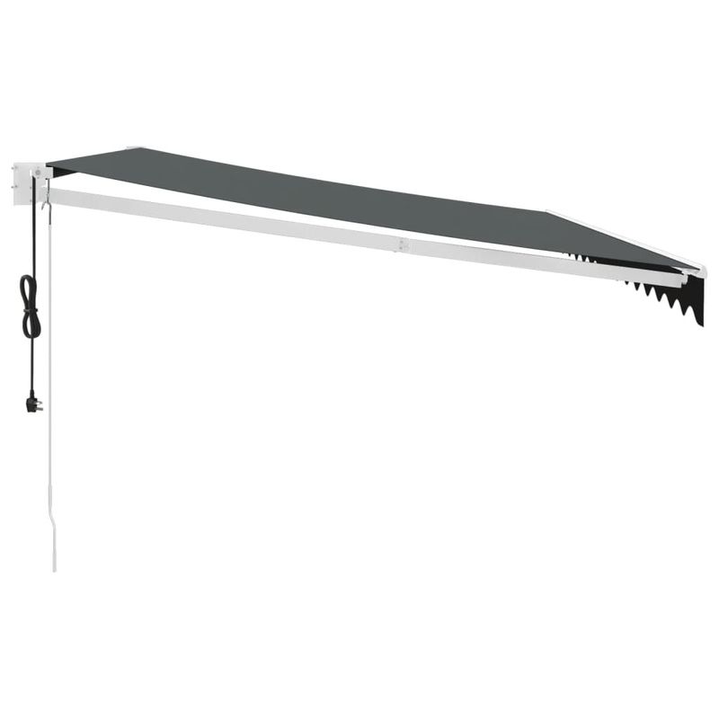 Casa si Gradina - Gradina si terasa - Umbrele si pavilioane - Umbrele - Copertina retractabila automata, antracit, 4x3 m - Infinity.ro