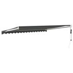 Casa si Gradina - Gradina si terasa - Umbrele si pavilioane - Umbrele - Copertina retractabila automata, antracit, 4x3 m - Infinity.ro