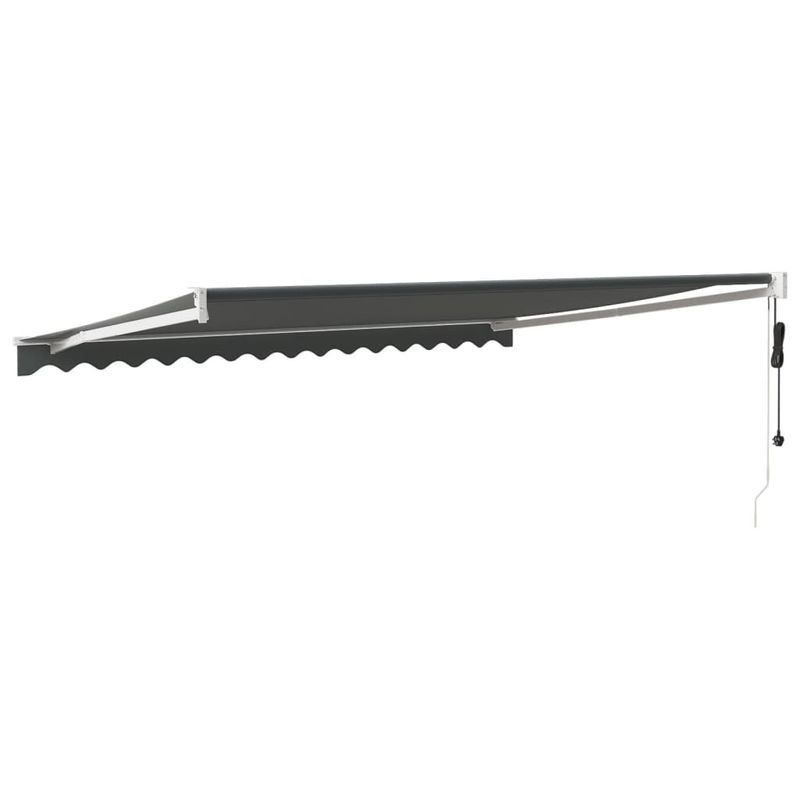 Casa si Gradina - Gradina si terasa - Umbrele si pavilioane - Umbrele - Copertina retractabila automata, antracit, 4x3 m - Infinity.ro