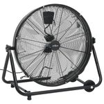 Casa si Gradina - Termice - Climatizare si ventilatie - Ventilator industrial cu tambur, negru, 60 cm, 180 W - Infinity.ro
