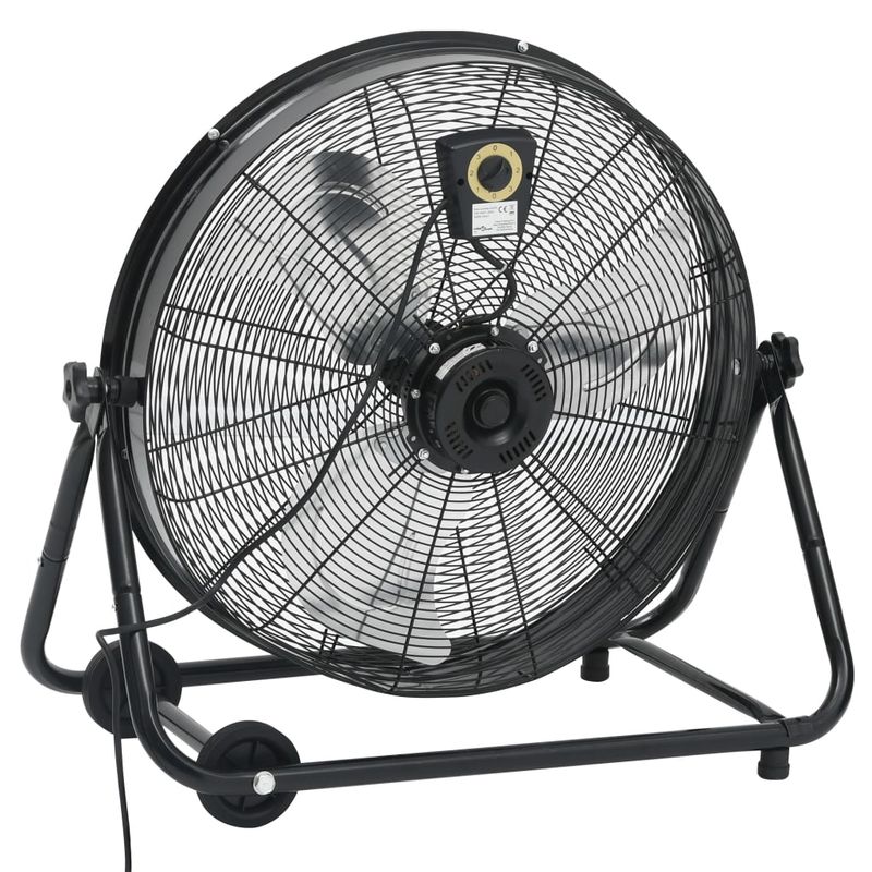Casa si Gradina - Termice - Climatizare si ventilatie - Ventilator industrial cu tambur, negru, 60 cm, 180 W - Infinity.ro