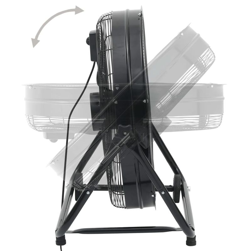 Casa si Gradina - Termice - Climatizare si ventilatie - Ventilator industrial cu tambur, negru, 60 cm, 180 W - Infinity.ro
