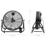 Casa si Gradina - Termice - Climatizare si ventilatie - Ventilator industrial cu tambur, negru, 60 cm, 180 W - Infinity.ro