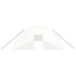 Casa si Gradina - Gradinarit si plante - Sere si solarii - Sera cu cadru din otel, alb, 144 m², 24x6x2,85 m - Infinity.ro