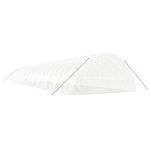 Casa si Gradina - Gradinarit si plante - Sere si solarii - Sera cu cadru din otel, alb, 144 m², 24x6x2,85 m - Infinity.ro