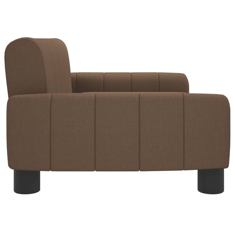 Casa si Gradina - Mobilier - Mobilier copii - Mobilier camera copiilor - Canapea pentru copii, maro, 70x45x30 cm, material textil - Infinity.ro