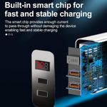 Laptop, Telefoane si Tablete - Telefoane mobile si accesorii - Accesorii Telefoane - Alte accesorii telefoane - Incarcator universal Xentech Light Quick charge 5.1 A cu 2 porturi USB si display led - Infinity.ro