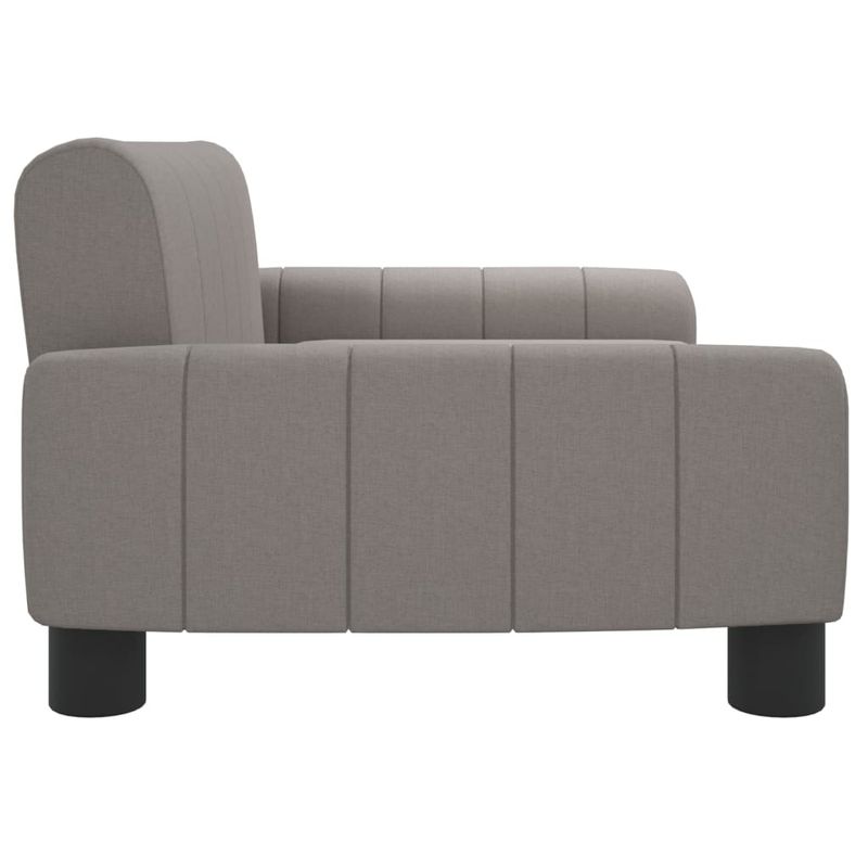 Casa si Gradina - Mobilier - Mobilier copii - Mobilier camera copiilor - Canapea pentru copii, gri taupe, 70x45x30 cm, material textil - Infinity.ro