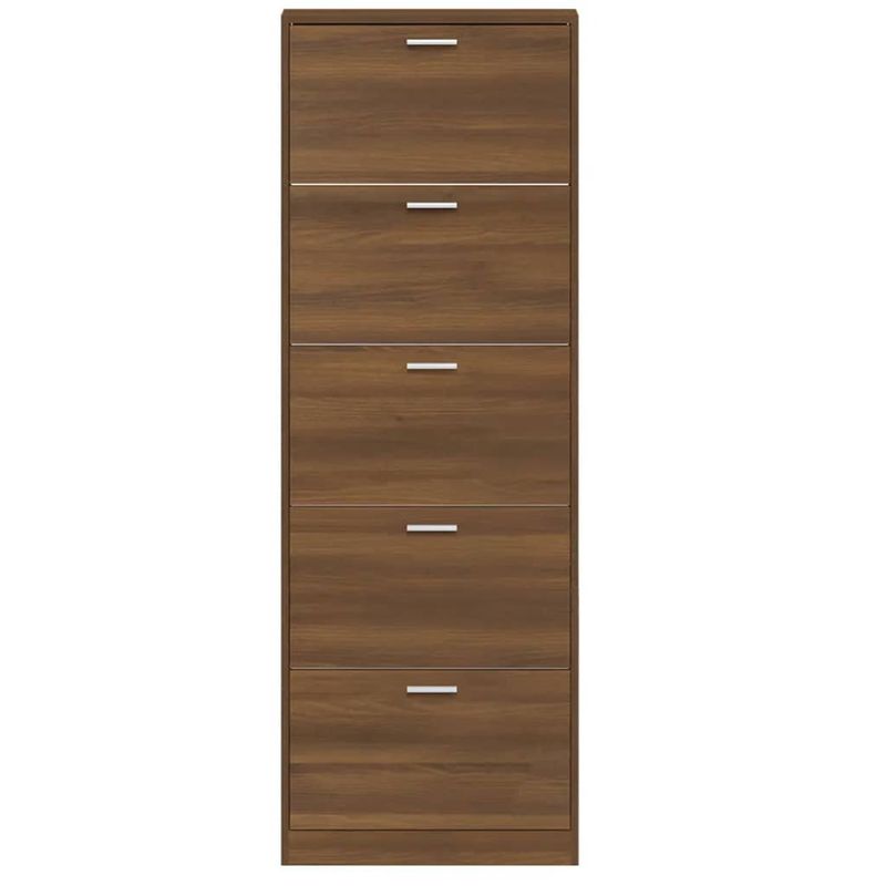 Casa si Gradina - Mobilier - Organizare si depozitare - Organizator incaltaminte - Pantofar, stejar maro, 59x17x169 cm, lemn compozit - Infinity.ro