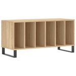 Casa si Gradina - Mobilier - Dulapuri si sifoniere - Dulapuri - Dulap pentru discuri stejar sonoma 100x38x48 cm, lemn prelucrat - Infinity.ro