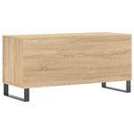 Casa si Gradina - Mobilier - Dulapuri si sifoniere - Dulapuri - Dulap pentru discuri stejar sonoma 100x38x48 cm, lemn prelucrat - Infinity.ro