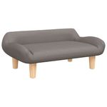 Casa si Gradina - Mobilier - Mobilier copii - Mobilier camera copiilor - Canapea pentru copii, gri taupe, 70x40x24 cm, material textil - Infinity.ro