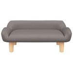 Casa si Gradina - Mobilier - Mobilier copii - Mobilier camera copiilor - Canapea pentru copii, gri taupe, 70x40x24 cm, material textil - Infinity.ro