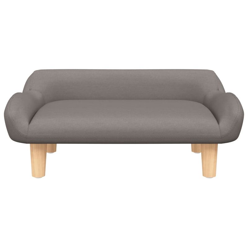 Casa si Gradina - Mobilier - Mobilier copii - Mobilier camera copiilor - Canapea pentru copii, gri taupe, 70x40x24 cm, material textil - Infinity.ro