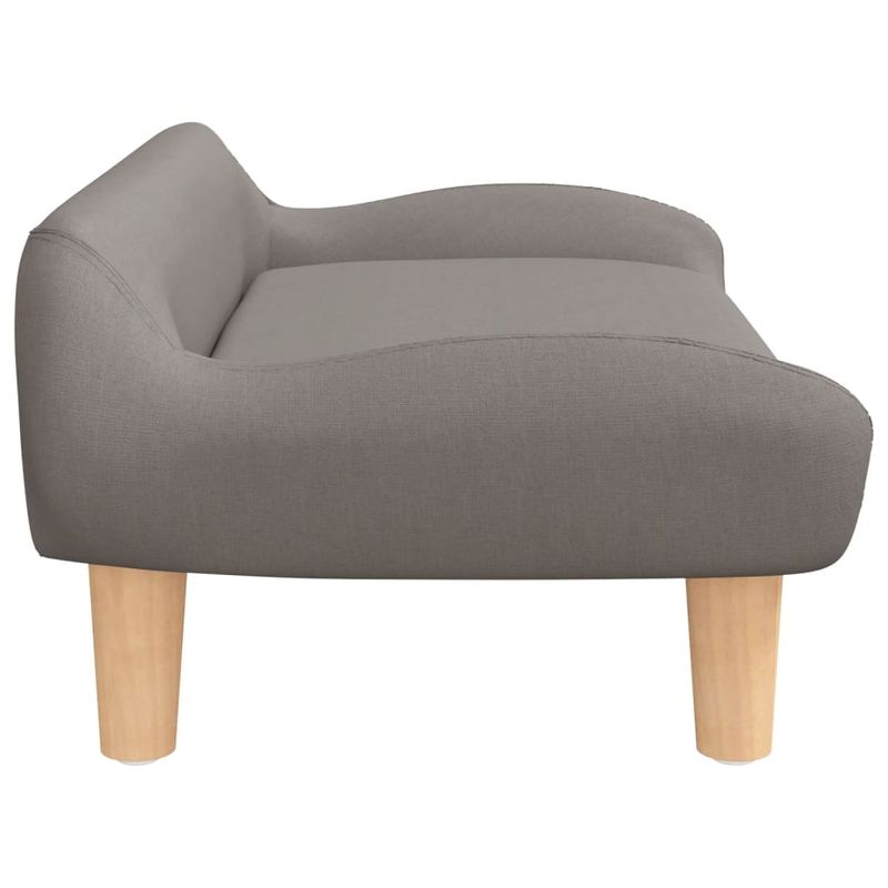 Casa si Gradina - Mobilier - Mobilier copii - Mobilier camera copiilor - Canapea pentru copii, gri taupe, 70x40x24 cm, material textil - Infinity.ro