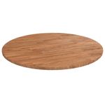 Casa si Gradina - Mobilier - Feronerie si accesorii mobila - Blat de masa rotund maro deschis Ø60x1,5 cm lemn stejar tratat - Infinity.ro