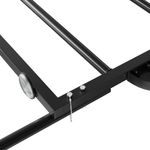 Sport si Outdoor - Ciclism - Accesorii pentru biciclete - Remorci biciclete - Remorca de marfa pentru bicicleta, negru, 122x53x28 cm, fier - Infinity.ro