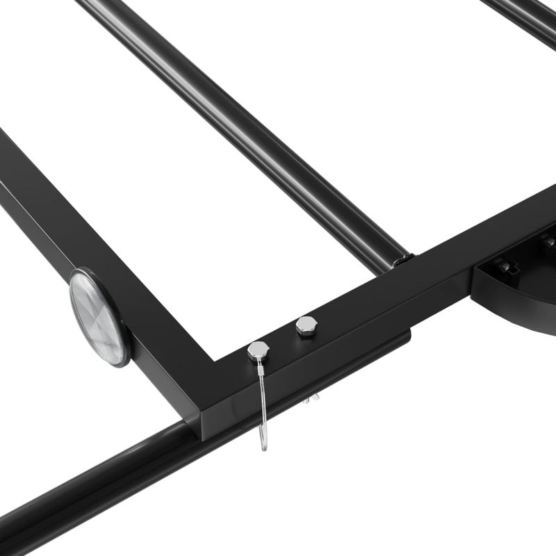 Sport si Outdoor - Ciclism - Accesorii pentru biciclete - Remorci biciclete - Remorca de marfa pentru bicicleta, negru, 122x53x28 cm, fier - Infinity.ro