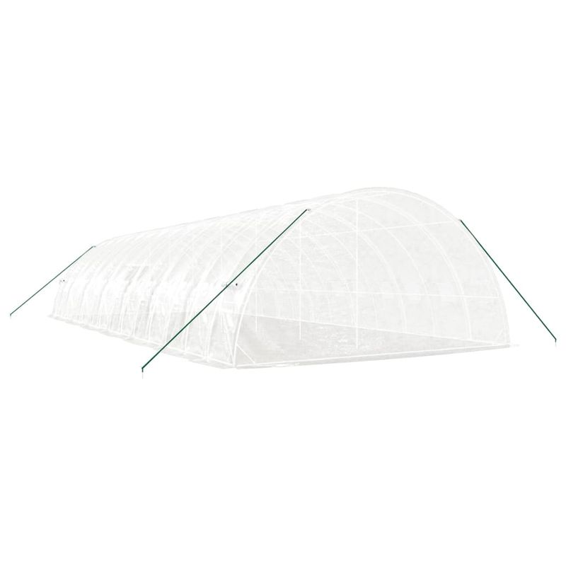 Casa si Gradina - Gradinarit si plante - Sere si solarii - Sera cu cadru din otel, alb, 84 m², 14x6x2,85 m - Infinity.ro