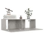 Casa si Gradina - Mobilier - Seturi de mobilier - Seturi living - Set dulapuri TV, 8 piese, gri beton, lemn prelucrat - Infinity.ro