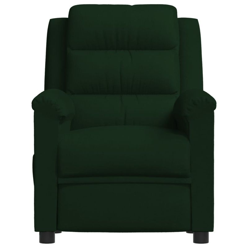 Casa si Gradina - Mobilier - Scaune si fotolii - Fotolii - Fotoliu rabatabil electric, verde inchis, catifea - Infinity.ro