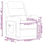 Casa si Gradina - Mobilier - Scaune si fotolii - Fotolii - Fotoliu rabatabil electric, verde inchis, catifea - Infinity.ro