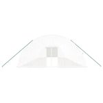 Casa si Gradina - Gradinarit si plante - Sere si solarii - Sera cu cadru din otel, alb, 96 m², 16x6x2,85 m - Infinity.ro