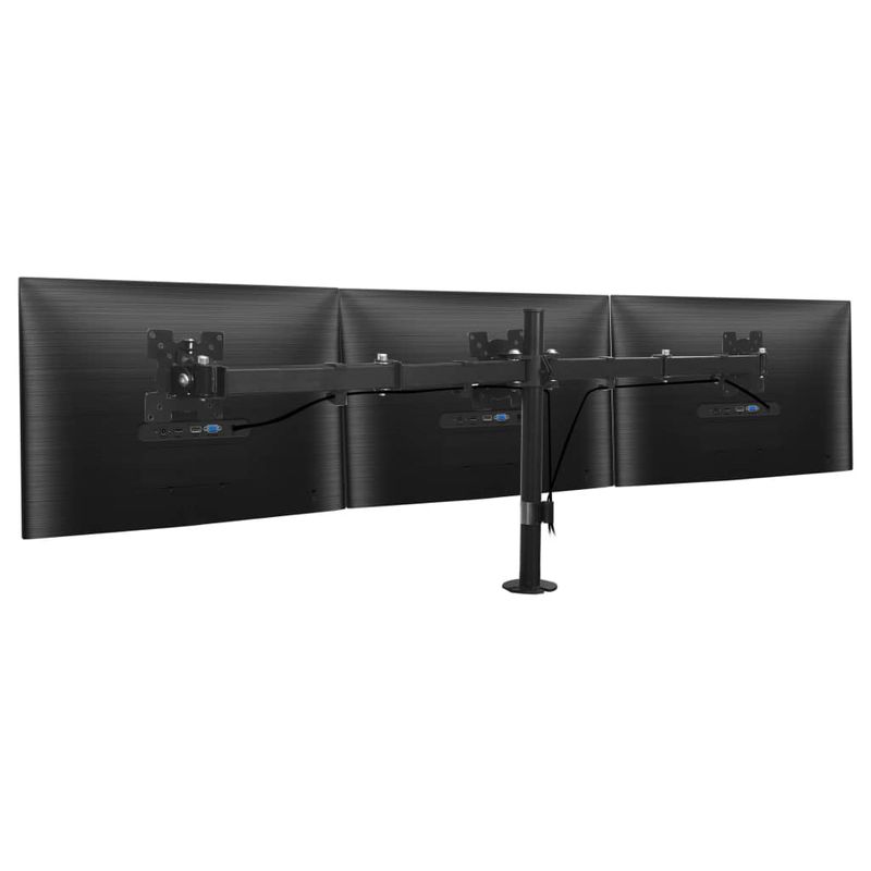 PC, gaming si accesorii - Desktop PC & monitoare - Accesorii monitoare - Suport suspendat de monitor triplu pentru birou, 13"-23" - Infinity.ro