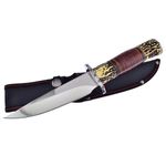 Casa si Gradina/Bucatarie si vesela/Vesela si tacamuri/Cutite si seturi de cutite - Cutit de vanatoare Hunting Survival , IdeallStore , 29 cm , Husa inclusa - Infinity.ro