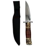 Casa si Gradina/Bucatarie si vesela/Vesela si tacamuri/Cutite si seturi de cutite - Cutit de vanatoare Hunting Survival , IdeallStore , 29 cm , Husa inclusa - Infinity.ro