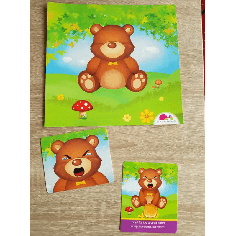 Jucarii, Copii si Bebe - Jucarii si jocuri - Jucarii & jocuri educative - Jocuri si jucarii educative - Ursuletul si emotiile lui, 7Toys - Infinity.ro