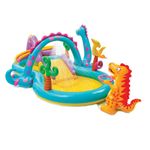 Jucarii, Copii si Bebe - Jucarii si jocuri - Jucarii de exterior - Piscine copii - Piscina gonflabila Dinoland cu accesorii 333x229x112 cm, 7Toys - Infinity.ro