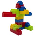 Jucarii, Copii si Bebe - Jucarii si jocuri - Seturi de constructie si cuburi - Seturi de constructie - Cuburi de construit 130 piese, 7Toys - Infinity.ro