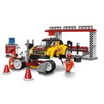 Jucarii, Copii si Bebe - Jucarii si jocuri - Seturi de constructie si cuburi - Seturi de constructie - Joc de construit, Service auto, 195 piese, 7Toys - Infinity.ro