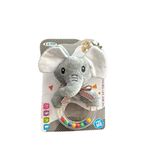 Jucarii, Copii si Bebe - Jucarii si jocuri - Jucarii bebelusi - Jucarii zornaitoare - Jucarie zornaitoare de plus cu inel, Elefant, 7Toys - Infinity.ro