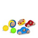 Jucarii, Copii si Bebe - Jucarii si jocuri - Jucarii & jocuri educative - Jocuri si jucarii educative - Circuit cu bile si masinute XXL, din lemn, 7Toys - Infinity.ro