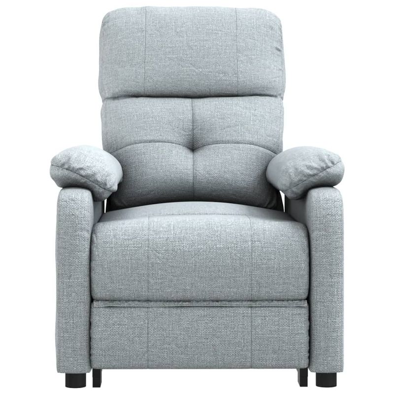 Casa si Gradina - Mobilier - Scaune si fotolii - Fotolii - Fotoliu cu ridicare, gri deschis, textil - Infinity.ro