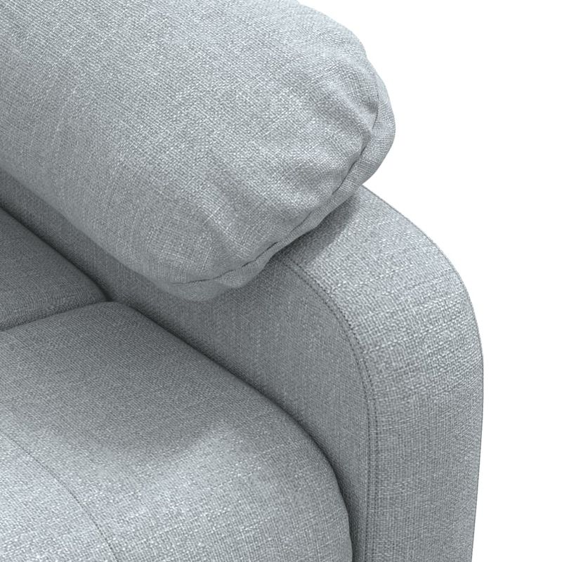 Casa si Gradina - Mobilier - Scaune si fotolii - Fotolii - Fotoliu cu ridicare, gri deschis, textil - Infinity.ro