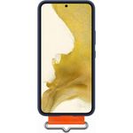 Laptop, Telefoane si Tablete - Telefoane mobile si accesorii - Accesorii Telefoane - Huse telefoane - Husa Silicone Cover Strap pentru Galaxy S22, EF-GS901TNEGWW - Albastru inchis - Infinity.ro