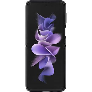 Husa de protectie Samsung Leather Cover pentru Galaxy Z Flip3, EF-VF711LBEGWW - Negru