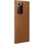 Laptop, Telefoane si Tablete - Telefoane mobile si accesorii - Accesorii Telefoane - Huse telefoane - Husa Protectie Spate Samsung Leather Cover pentru Samsung Galaxy Note 20, EF-VN980LAEGEU - Maro - Infinity.ro