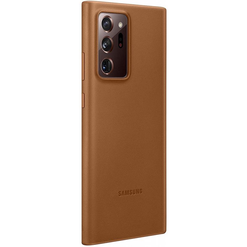 Laptop, Telefoane si Tablete - Telefoane mobile si accesorii - Accesorii Telefoane - Huse telefoane - Husa Protectie Spate Samsung Leather Cover pentru Samsung Galaxy Note 20, EF-VN980LAEGEU - Maro - Infinity.ro