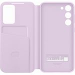 Laptop, Telefoane si Tablete - Telefoane mobile si accesorii - Accesorii Telefoane - Huse telefoane - Husa Smart Transparent View Cover pentru Galaxy S23 Plus, EF-ZS916CVEGWW - Lilac - Infinity.ro